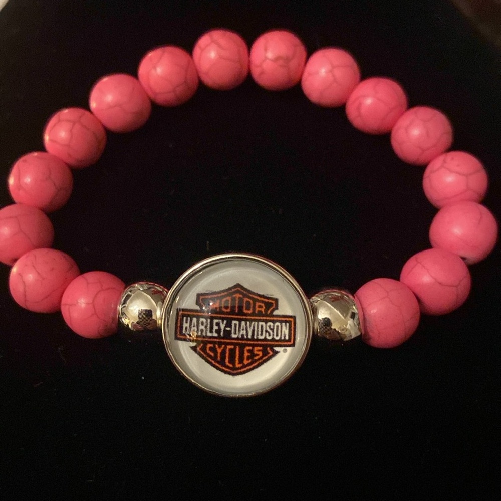 - HD Pink Beaded Bracelet